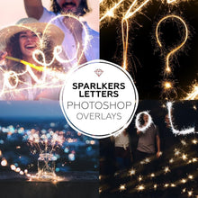 Load image into Gallery viewer, Sparlkers Letters Overlays