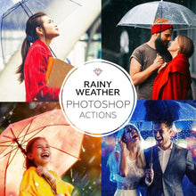 Load image into Gallery viewer, Rainy Weather Photoshop Actions
