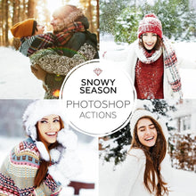 Load image into Gallery viewer, Snowy Season Photoshop Actions
